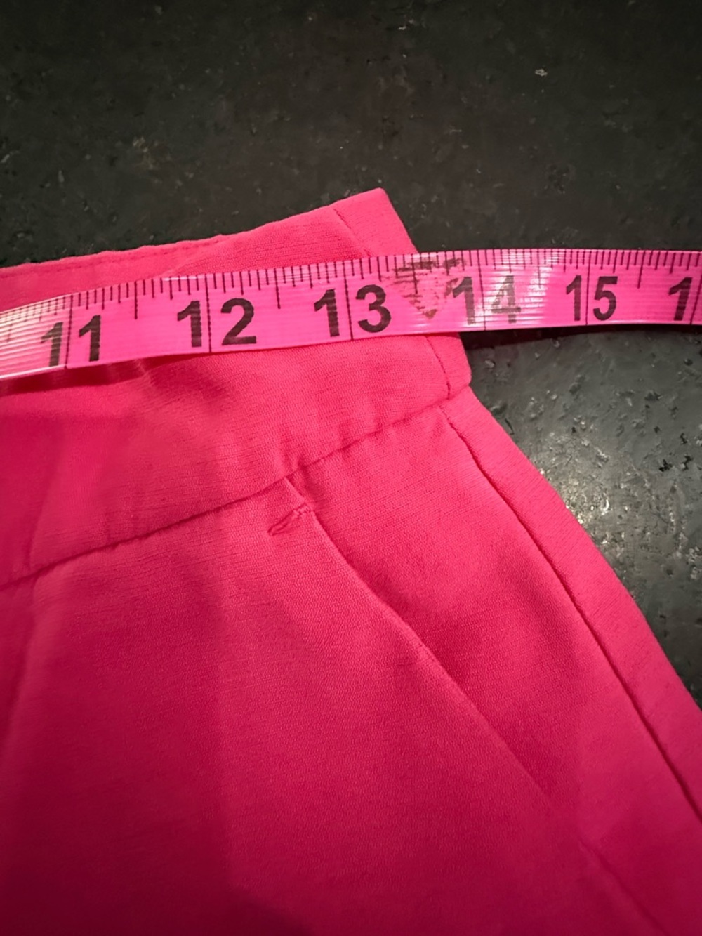 UEC H&M FUSCIA HOT PINK SLIT HEM FLOWING DRESS PANTS TROUSERS SZ 6 - Picture 11 of 14